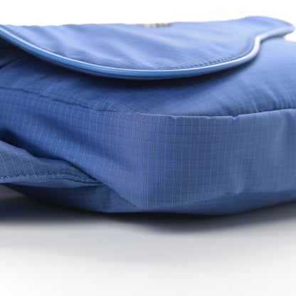 Christian Dior Nylon Saddle Belt Bag Blue 9 of 10
