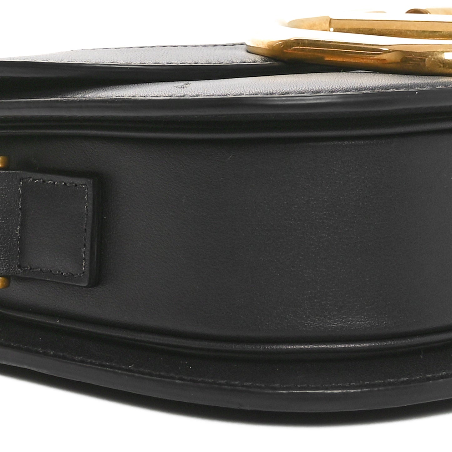 Smooth Calfskin Supervee Shoulder Bag Black