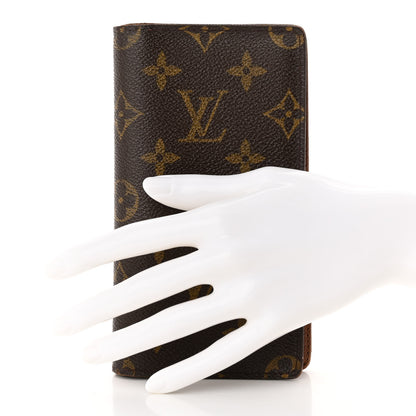 Louis Vuitton Monogram Simple Checkbook Holder Wallet Cover 2 of 15