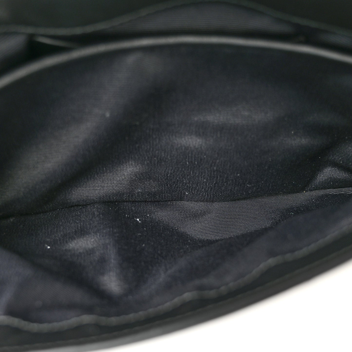 Patent Calfskin Small P'tit Voyou Shoulder Bag Black