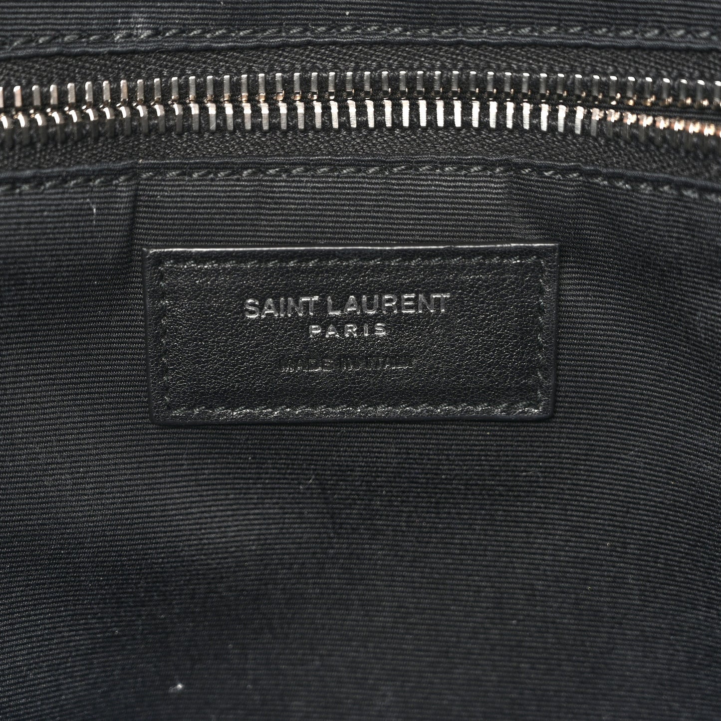 Raffia Linen Calfskin Small Rive Gauche Tote Black
