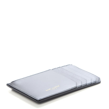 Saint Laurent Calfskin 5 Fragments Zip Pouch Card Holder Black 4 of 8