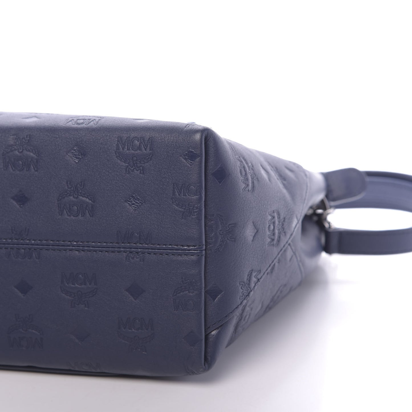 Calfskin Ottomar Monogram Medium Klara Hobo Navy Blue