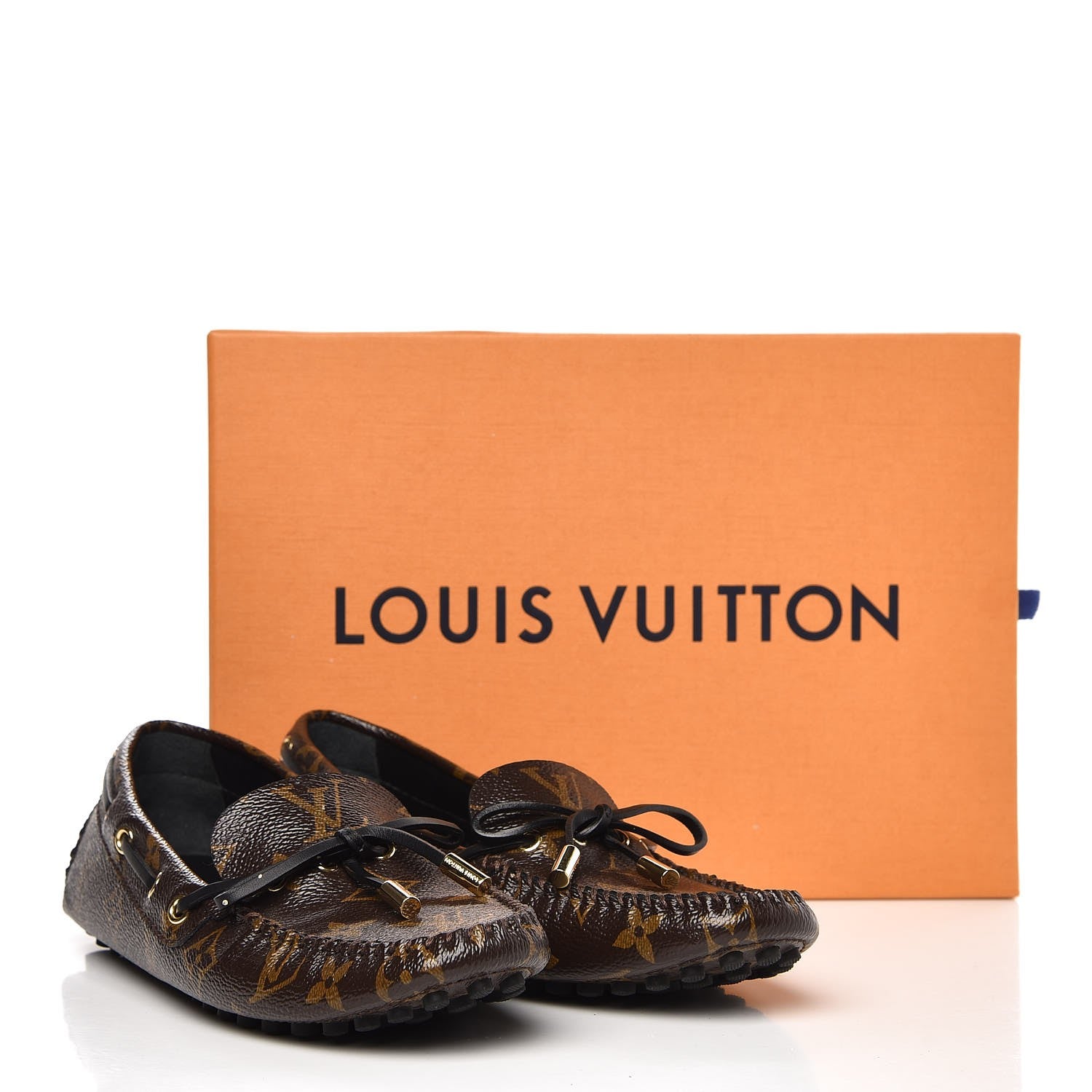 Louis Vuitton Patent Monogram Gloria Loafers 36 9 of 9