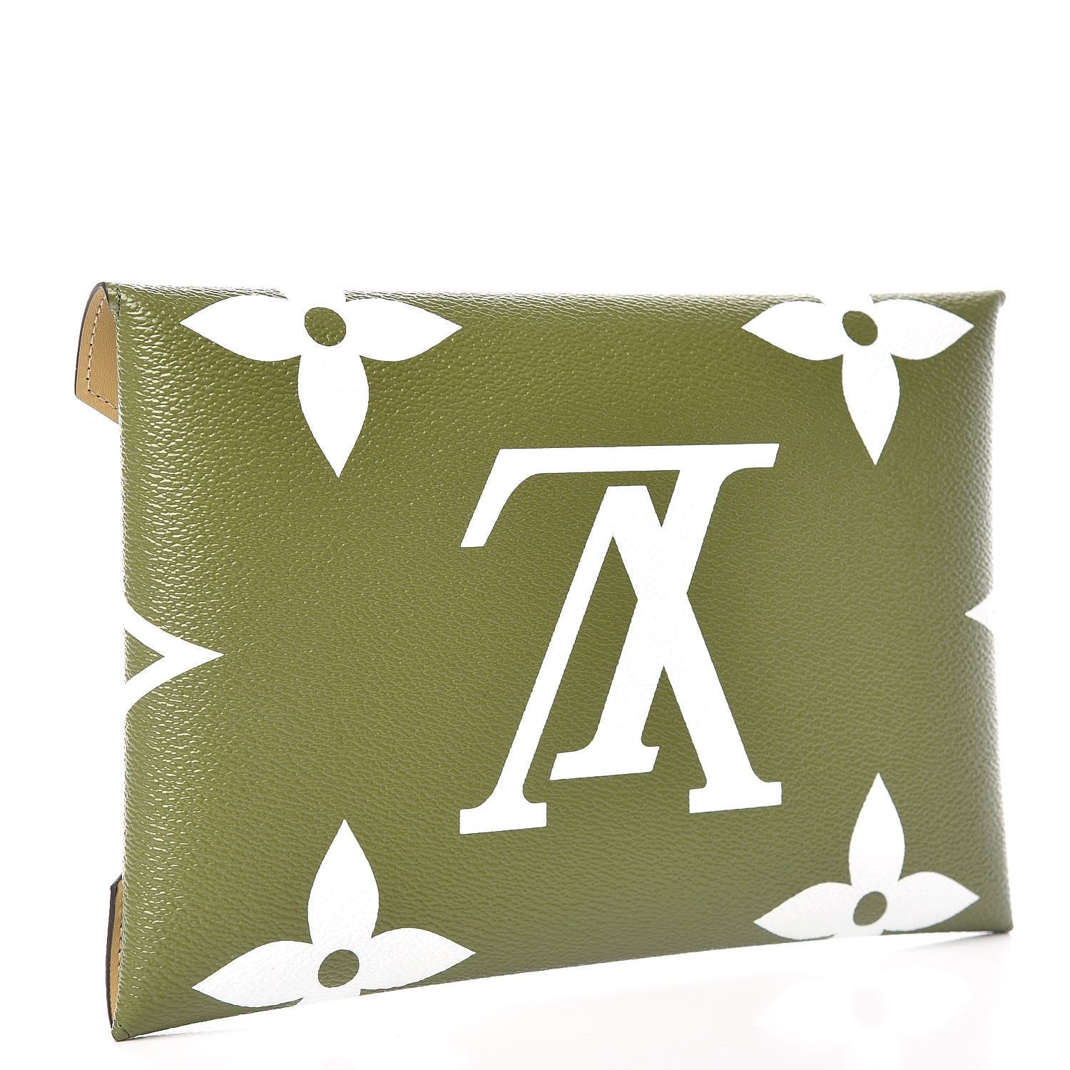 Louis Vuitton Monogram Giant Large Kirigami Pochette Kaki 3 of 9