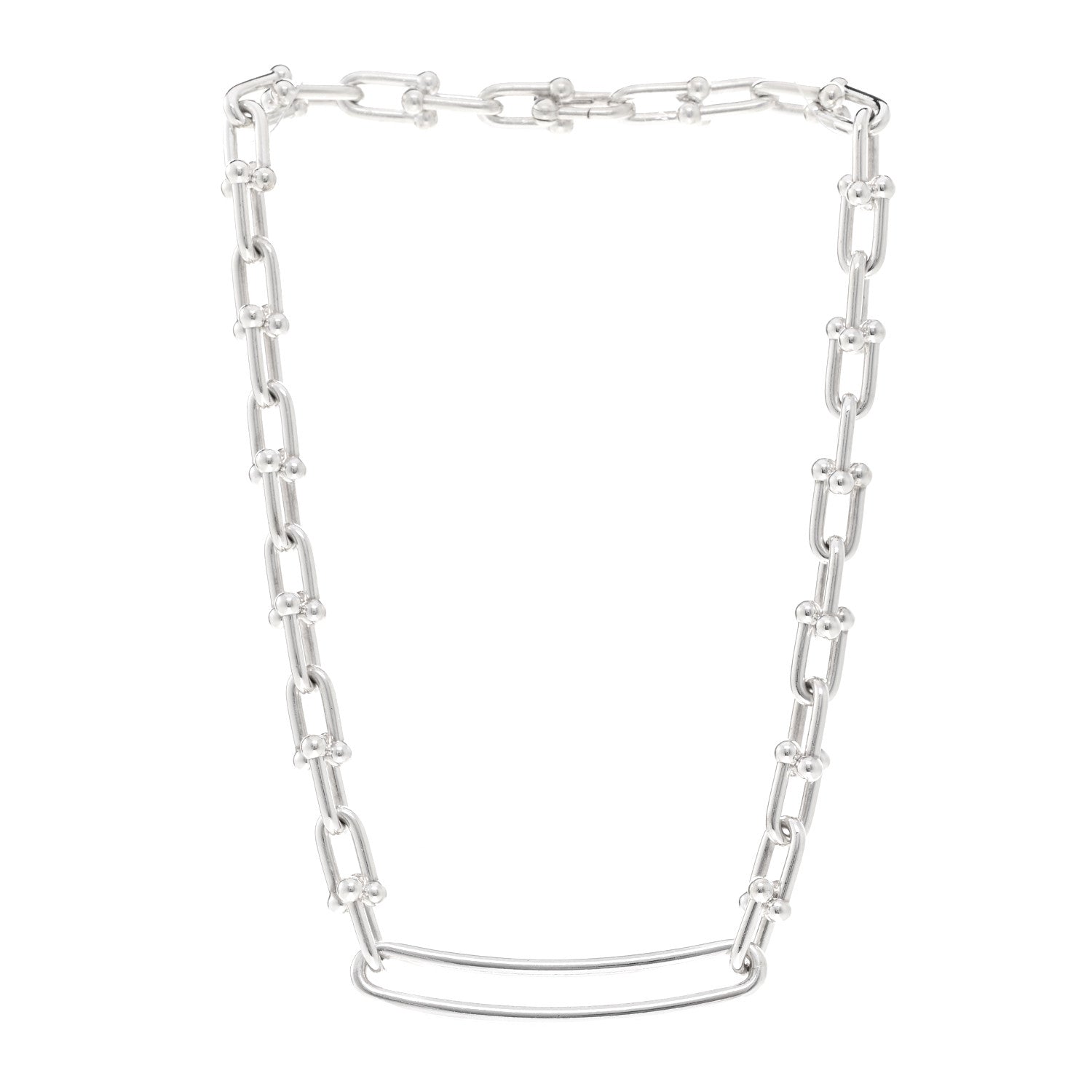 Tiffany Sterling Silver HardWear Link Necklace 3 of 5