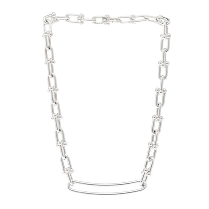 Tiffany Sterling Silver HardWear Link Necklace 3 of 5