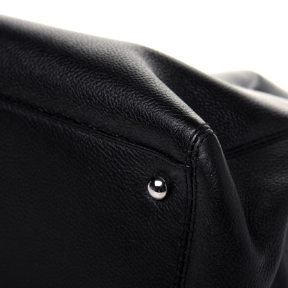 Chanel Calfskin Small Cerf Executive Shopper Tote Black 15 of 22