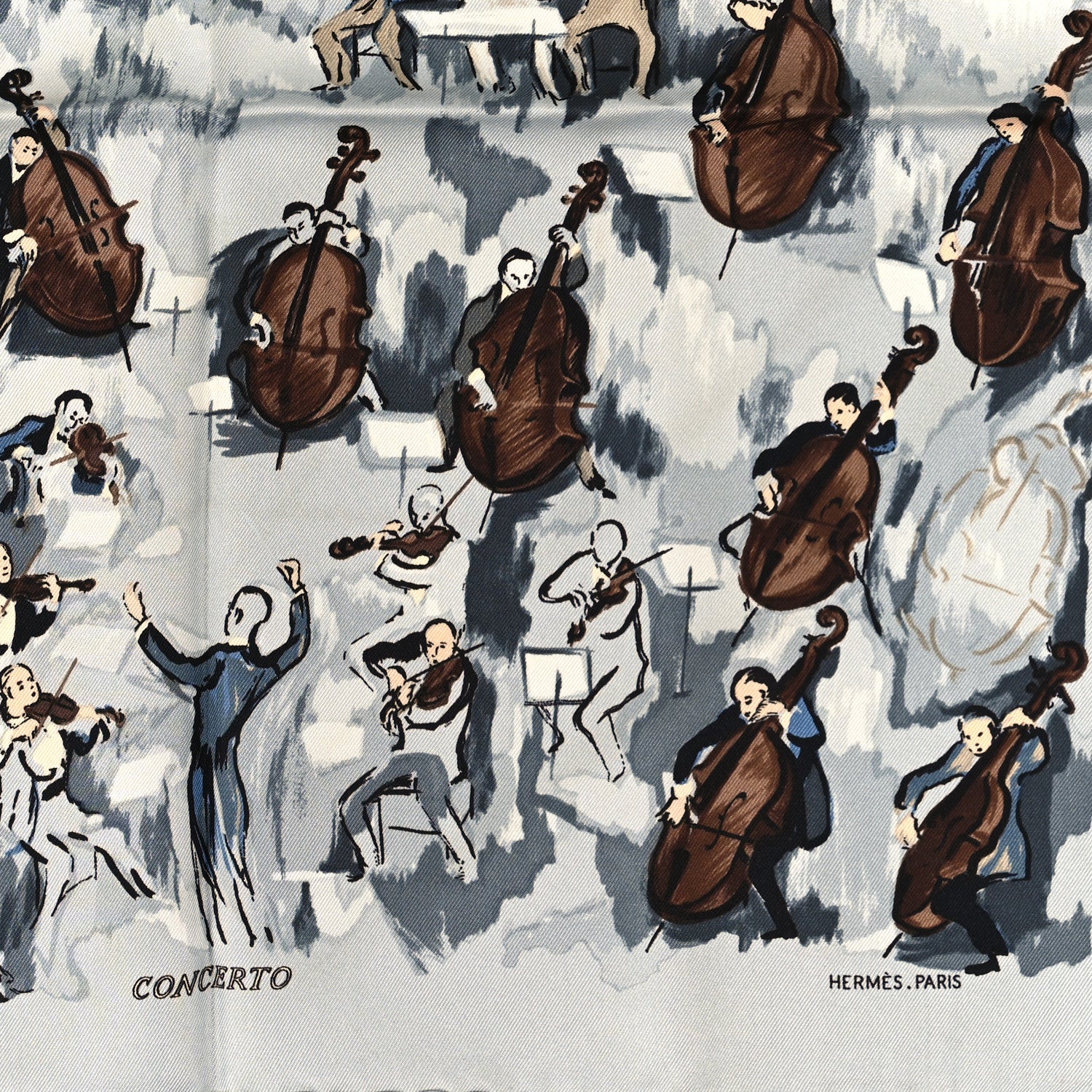 Hermes Silk Concerto Scarf 45 2 of 5