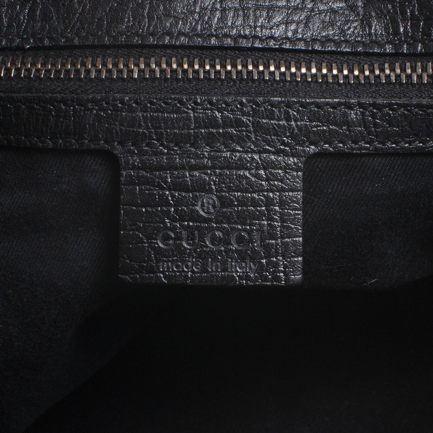 Monogram Large Horsebit Chain Hobo Black