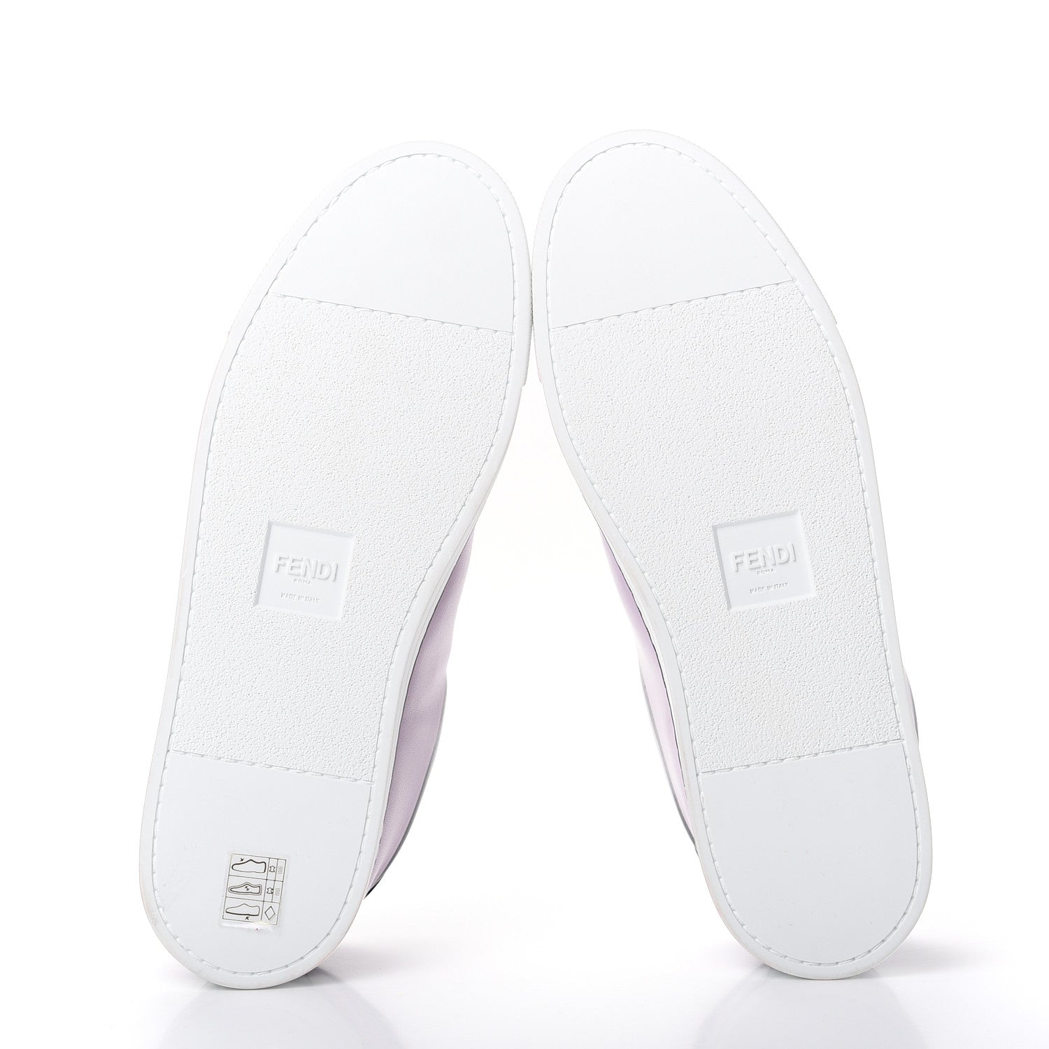 Fendi X JOSHUA VIDES Nappa Rockoclick Slip On Sneakers 41 Pink Xiloph White Black 7 of 10