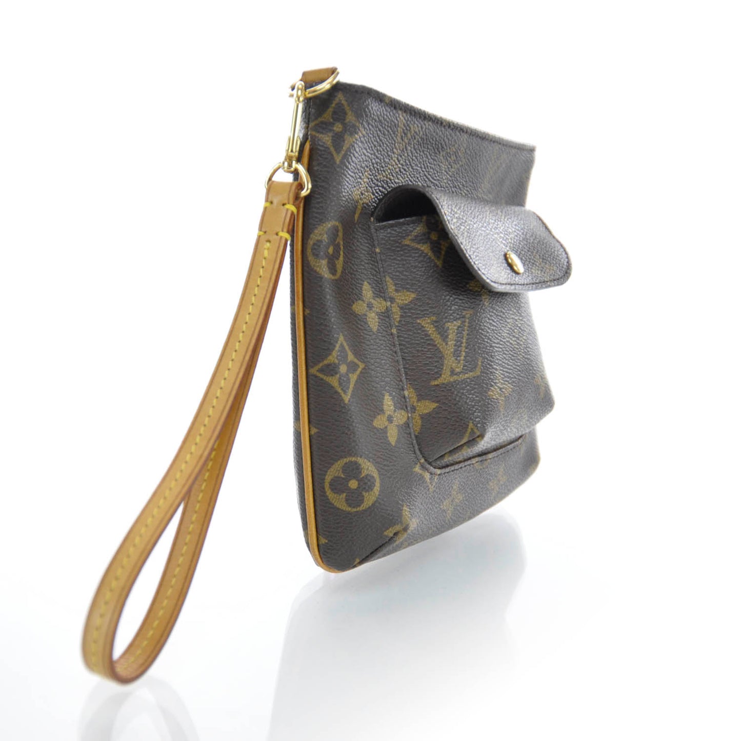 Monogram Partition Wristlet