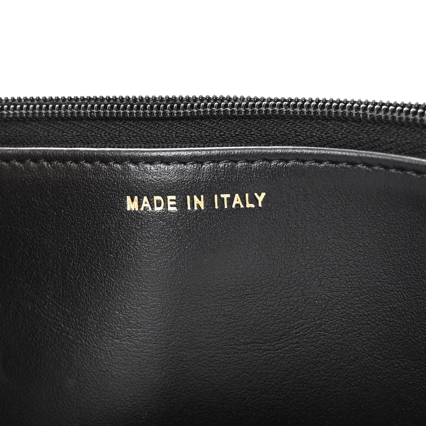 Shiny Caviar Enamel Quilted CC Wallet On Chain WOC Black