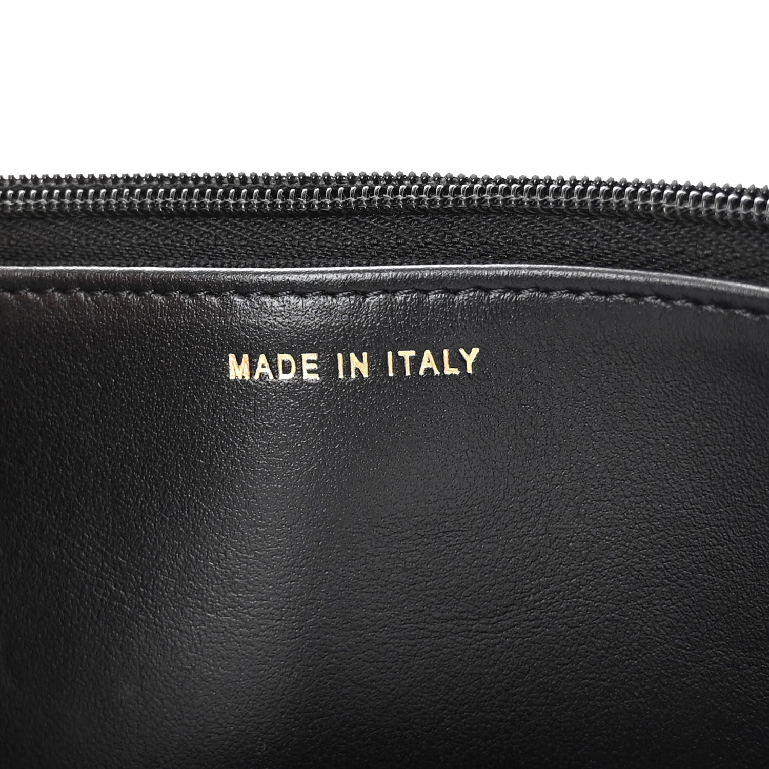 Chanel Shiny Caviar Enamel Quilted CC Wallet On Chain WOC Black 6 of 11