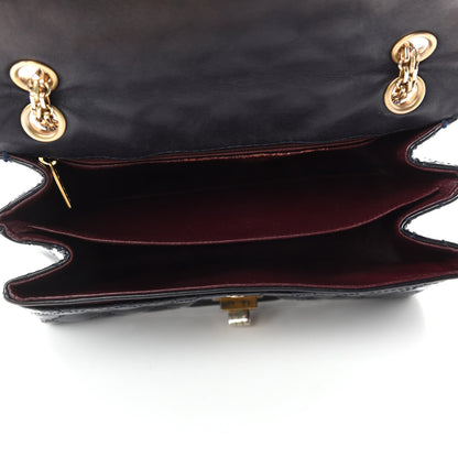 Chanel Patent Quilted Accordion Reissue 2.55 Flap Navy 6 of 15