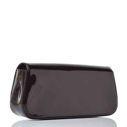 Louis Vuitton Patent Sobe Clutch Amarante 3 of 7