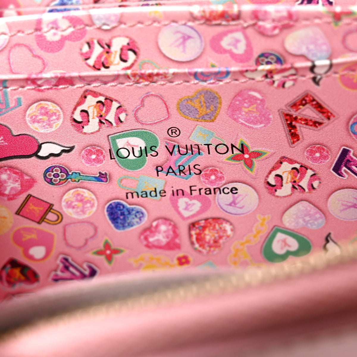 Louis Vuitton Vernis Valentine's Day Zippy Coin Purse Mochi Pink 6 of 7