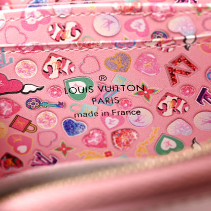 Louis Vuitton Vernis Valentine's Day Zippy Coin Purse Mochi Pink 6 of 7