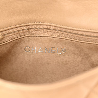 Chanel Lambskin Quilted Flap Waist Belt Bag 70 28 Beige 6 of 19