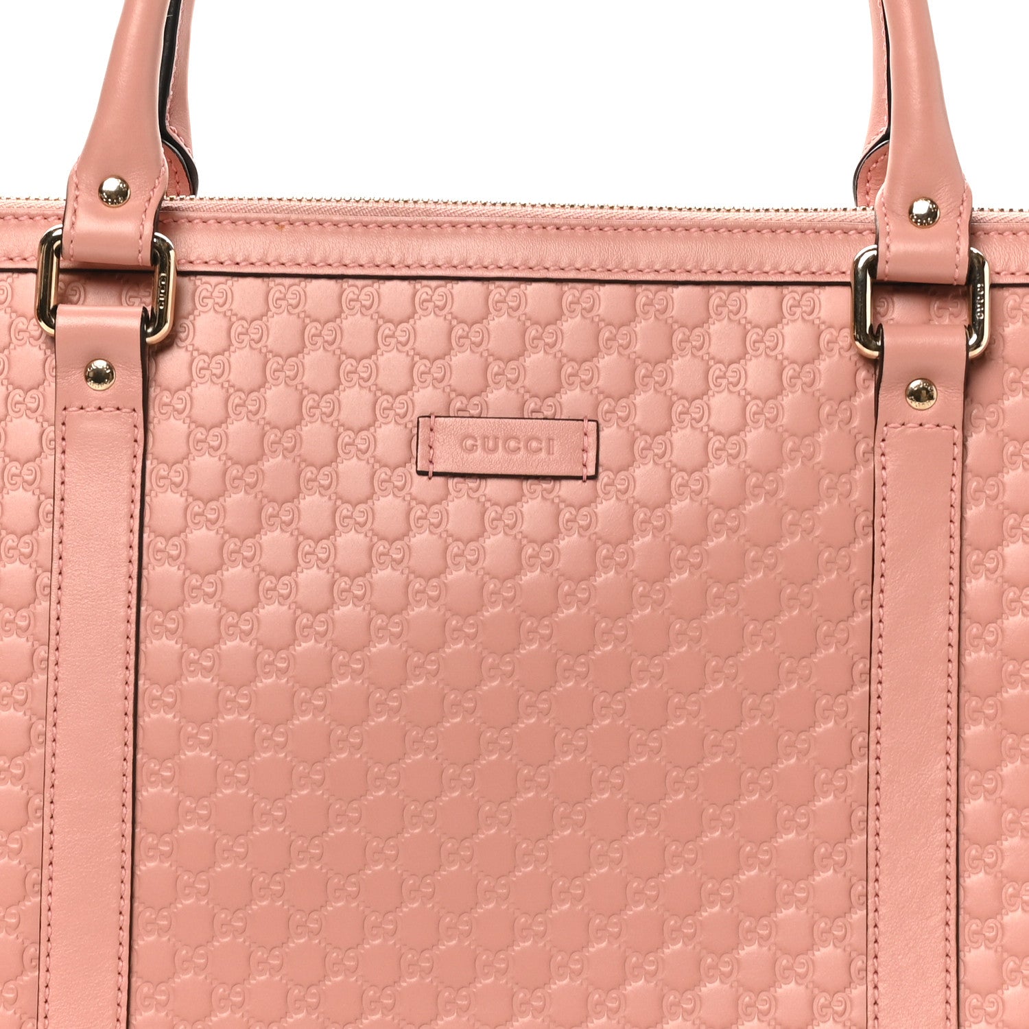 Gucci Soft Microguccissima Medium Zippered Satchel Soft Pink 8 of 10