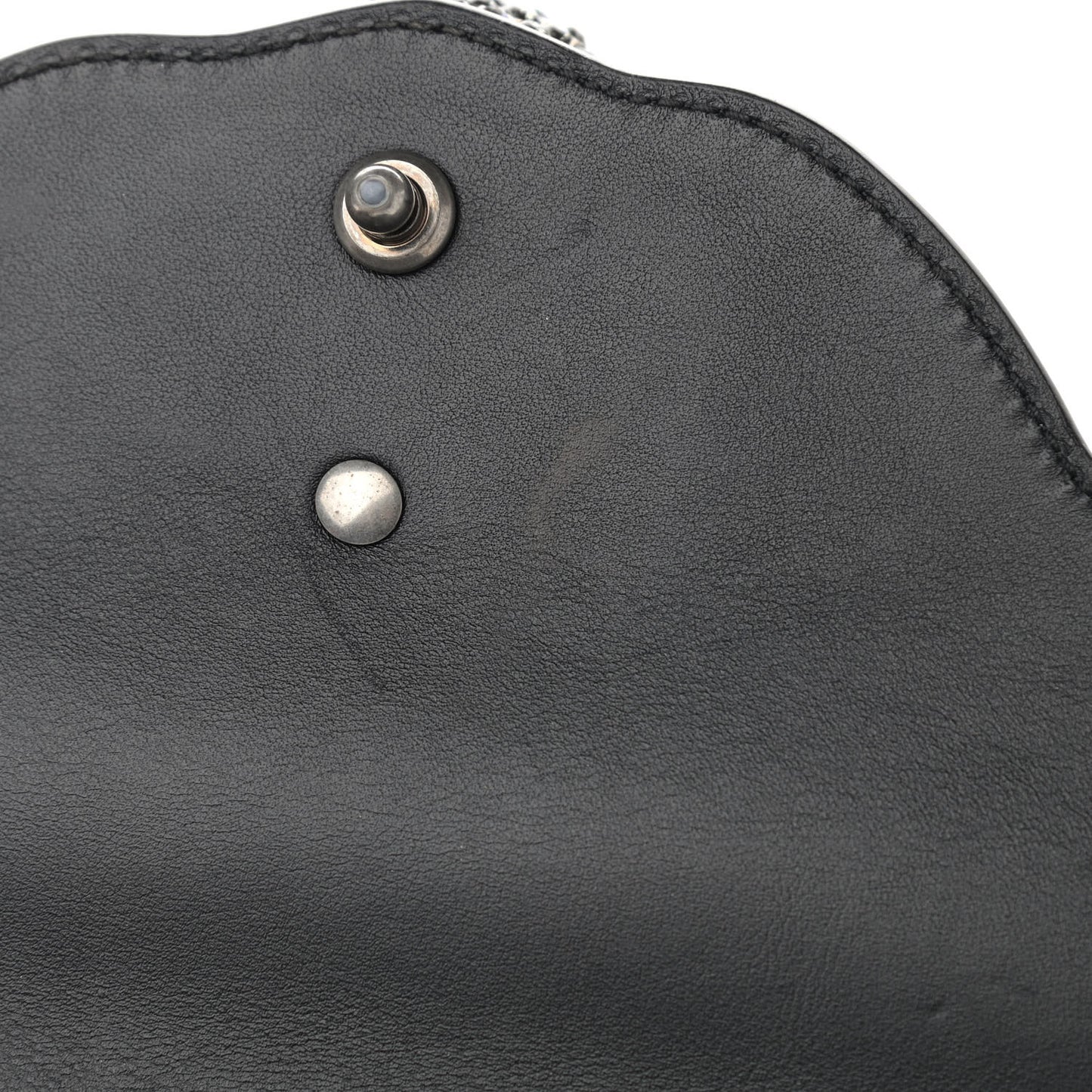 Calfskin Bamboo Medium Thiara Top Handle Bag Black