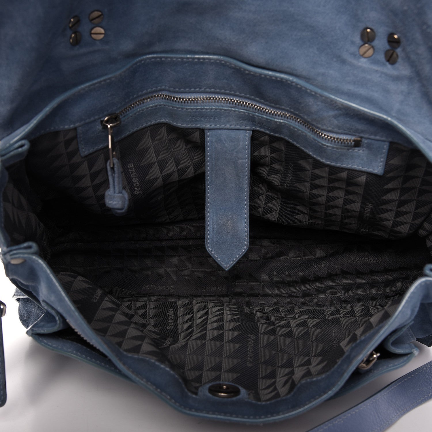 Proenza Schouler Suede Medium PS1 Satchel Polar Blue 5 of 10