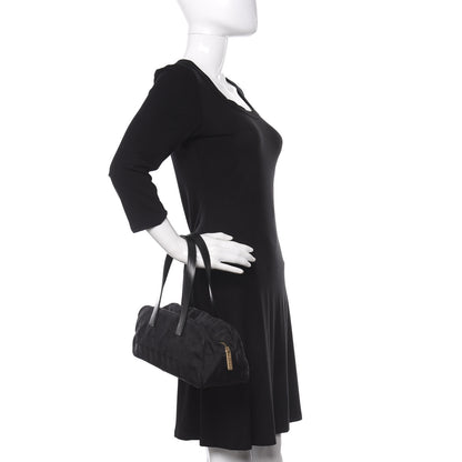 Chanel Nylon Travel Bowler Black 2 of 10