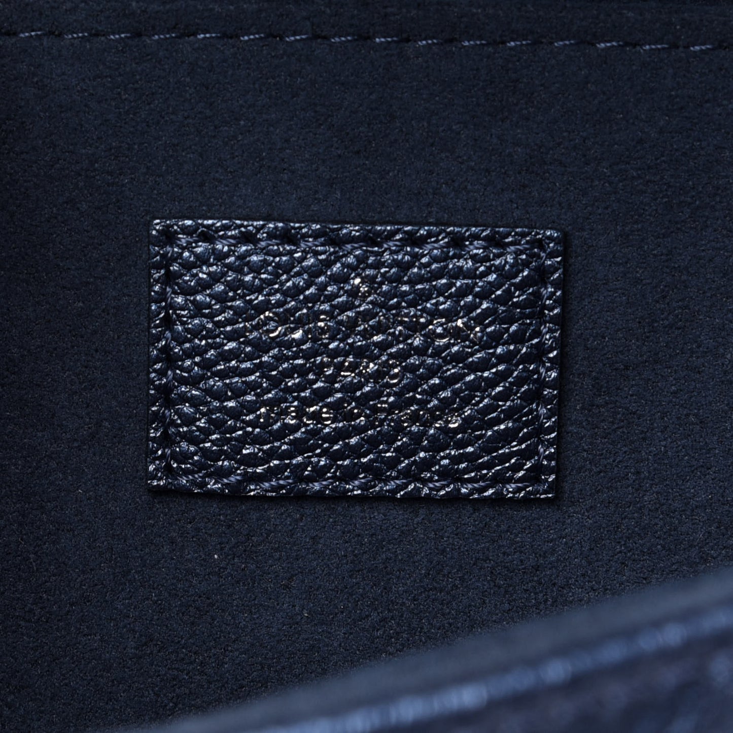 Metallic Empreinte Monogram Giant Pochette Metis Navy Nacre