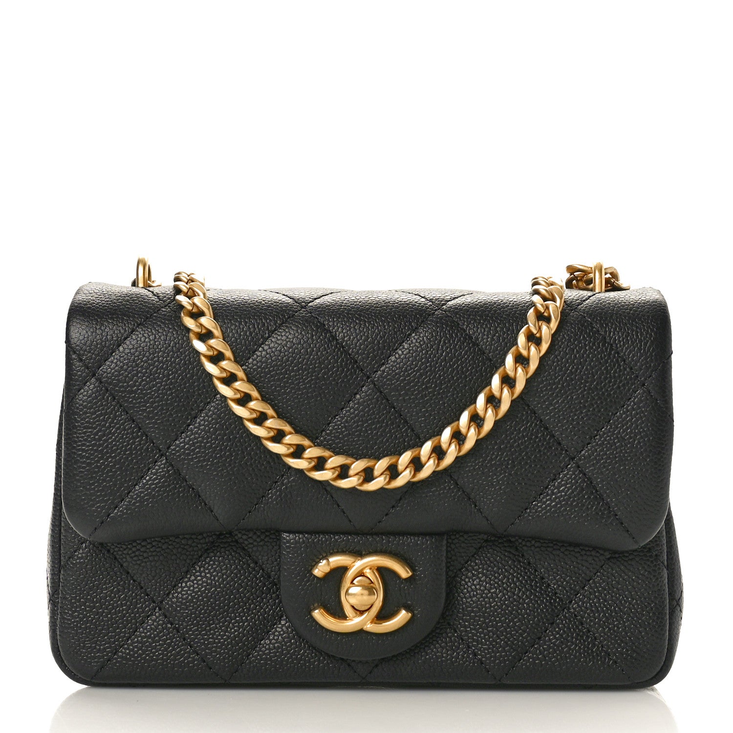 Chanel Caviar Quilted Mini Sweetheart Rectangular Flap Black 1 of 11
