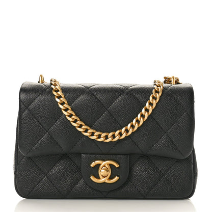 Chanel Caviar Quilted Mini Sweetheart Rectangular Flap Black 1 of 11