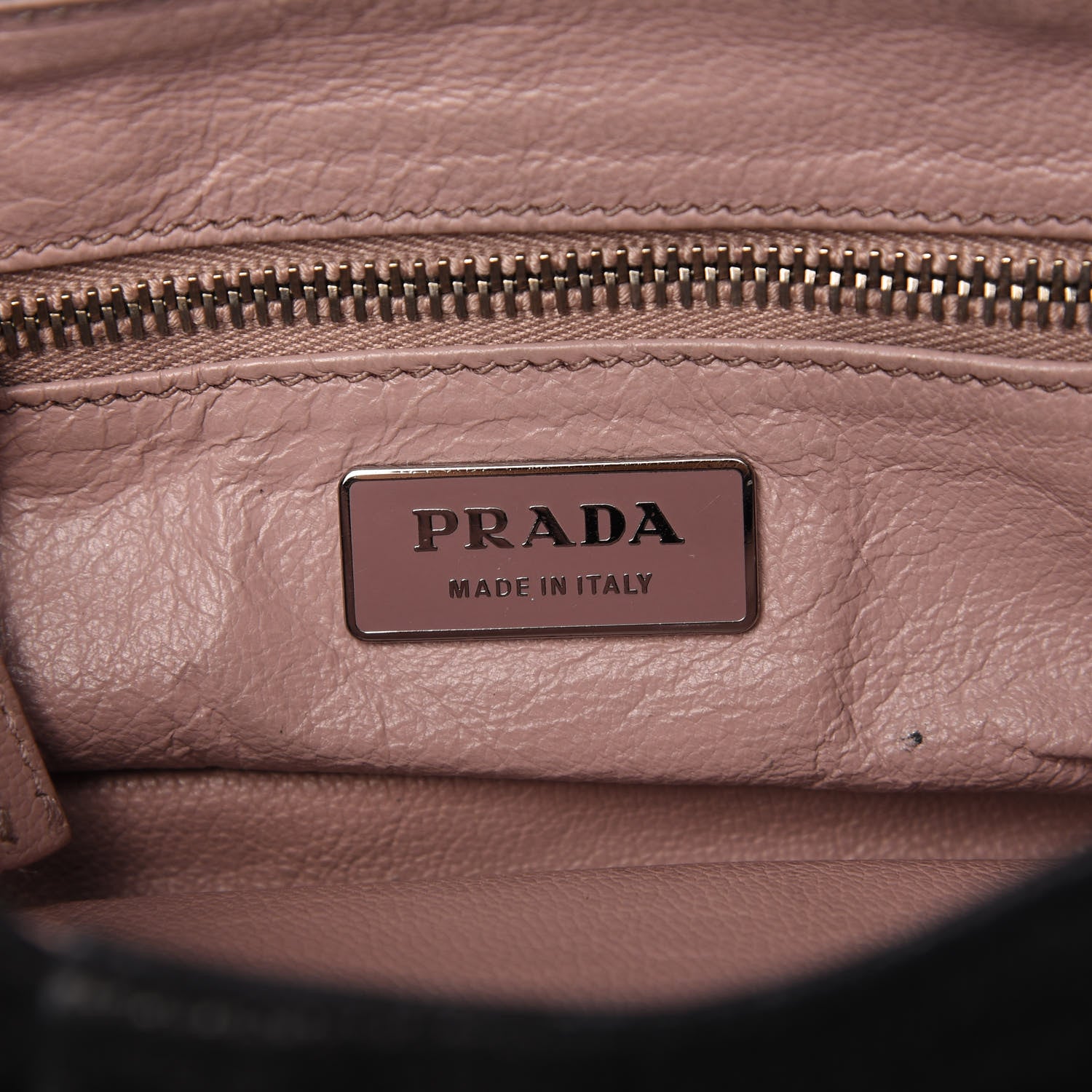 Prada Camosciato Crocodile Crystal Shoulder Bag Black 8 of 11