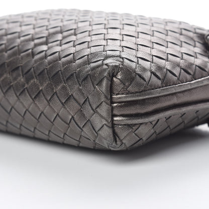 Bottega Veneta Metallic Nappa Intrecciato Nodini Crossbody Messenger Bronze 20 of 20