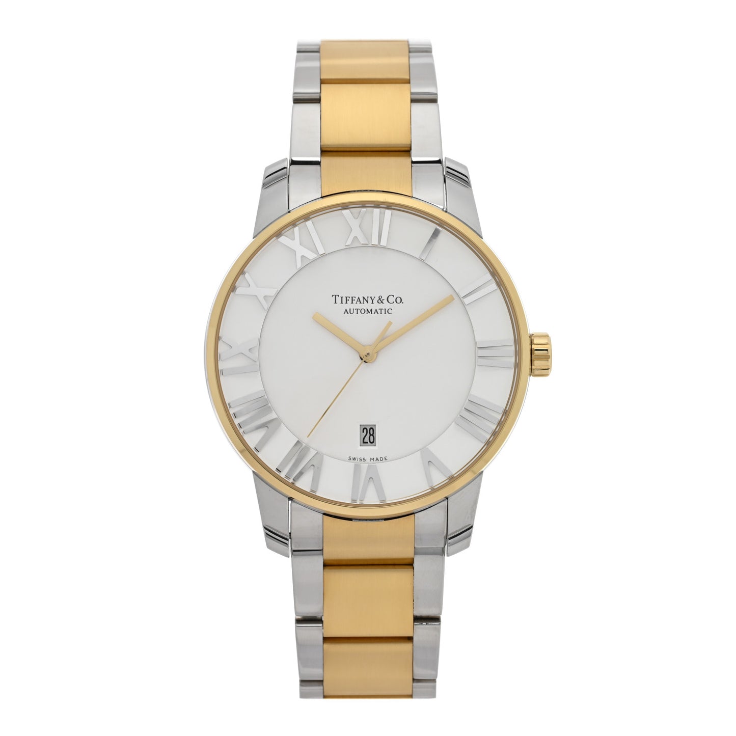 Stainless Steel 18K Yellow Gold 42mm Atlas Automatic Watch