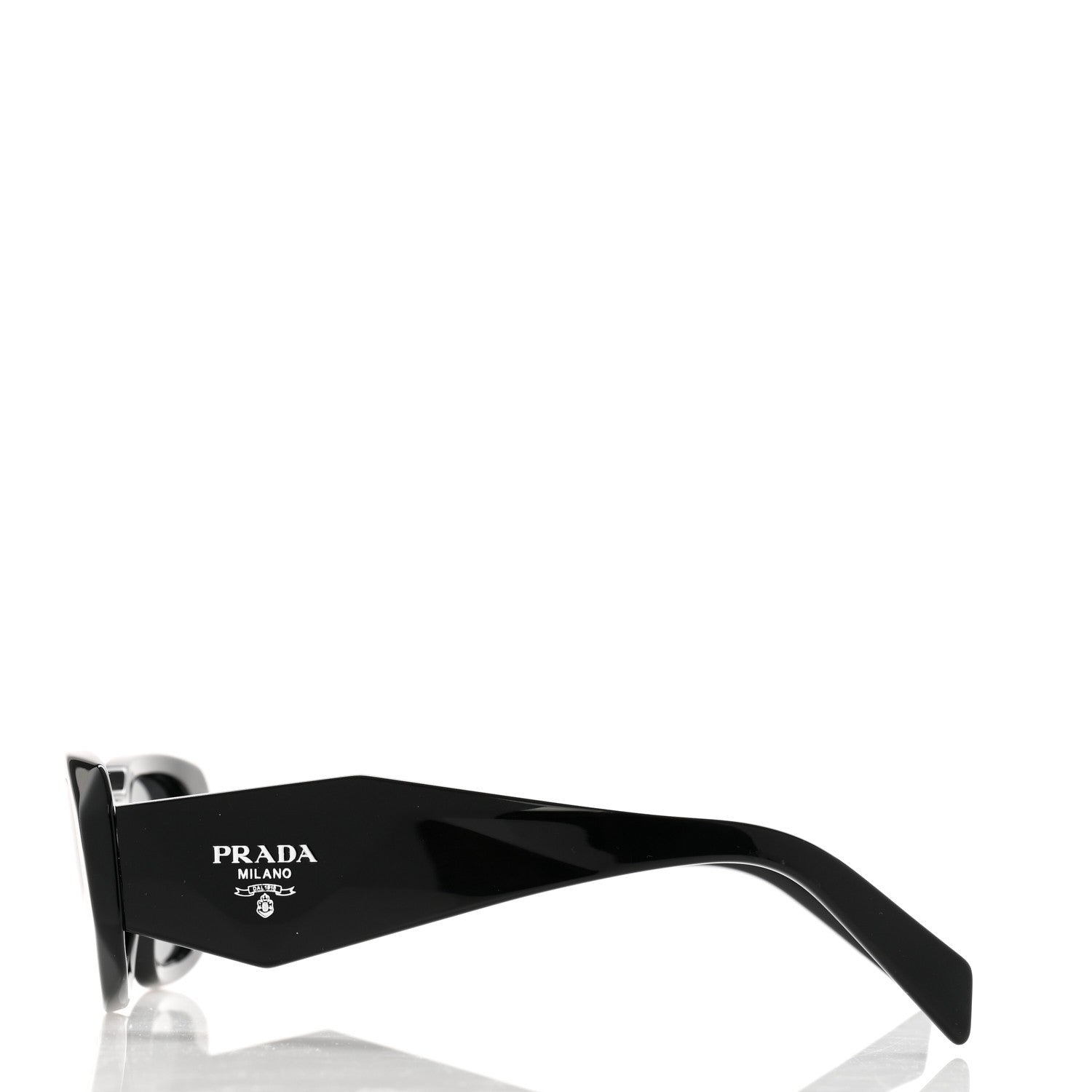 Prada Acetate Symbole Sunglasses SPR 17W Black 3 of 8