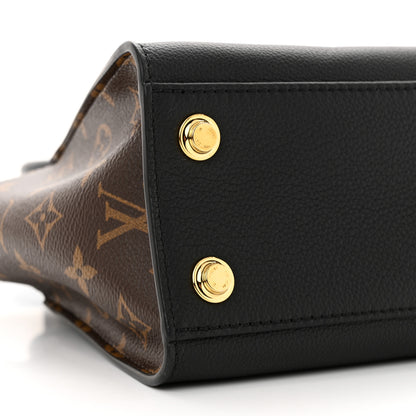 Louis Vuitton Calfskin Monogram On My Side PM Black 8 of 10