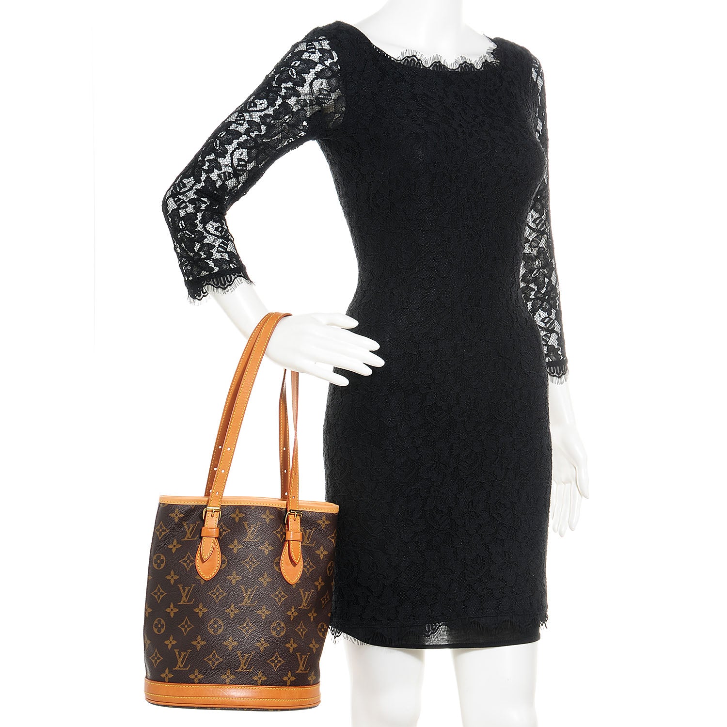 Louis Vuitton Monogram Petit Bucket 23 2 of 7