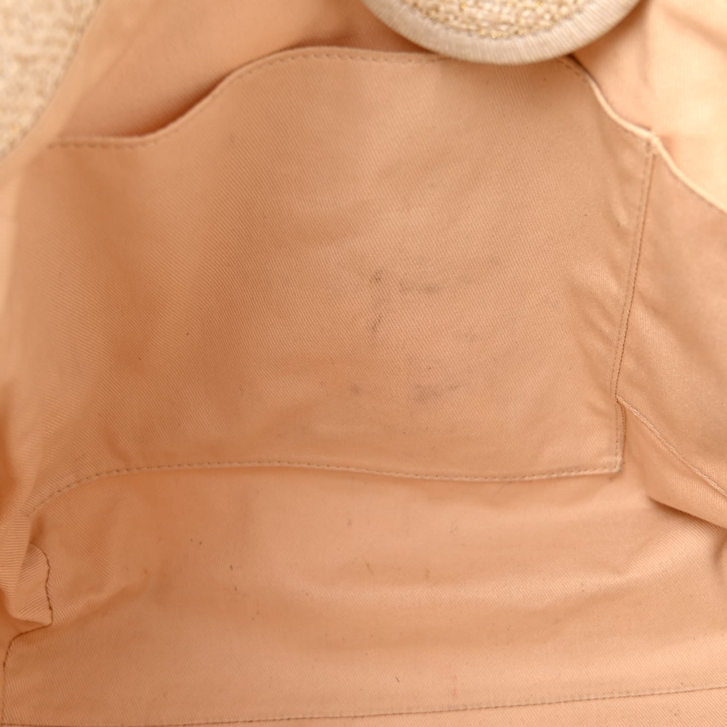 Canvas Large Deauville Tote Ivory