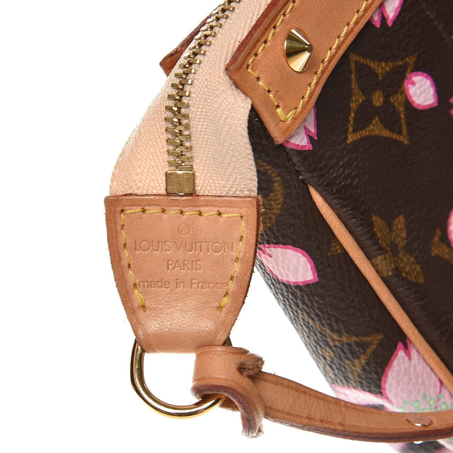 Monogram Cherry Blossom Pochette Accessories Brown