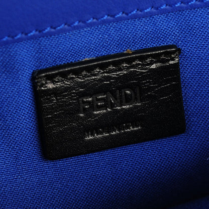 Fendi Vitello Flamingo Tube Wallet on Chain Blue Neon 6 of 7
