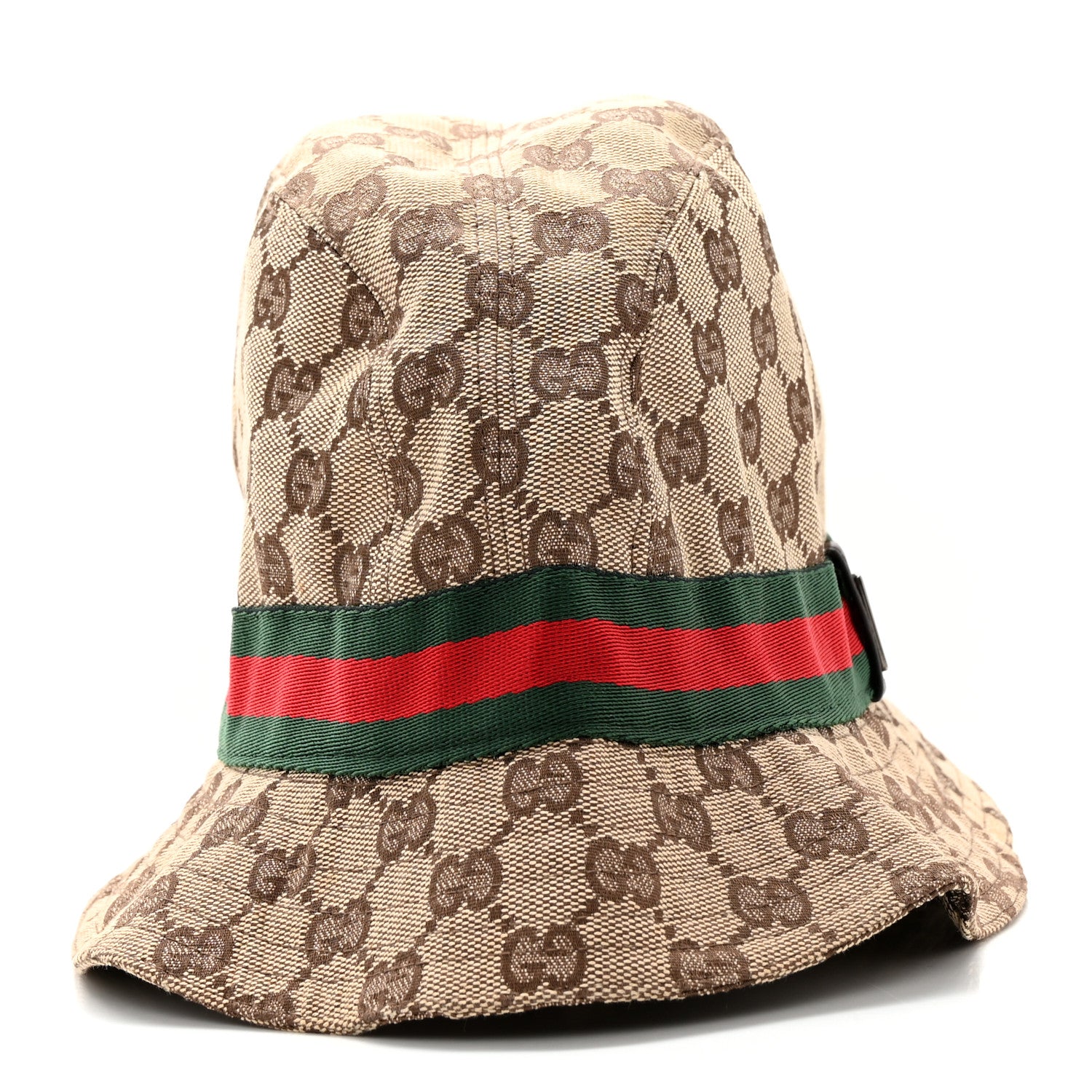 Gucci GG Monogram Web Bucket Hat M Brown 3 of 11