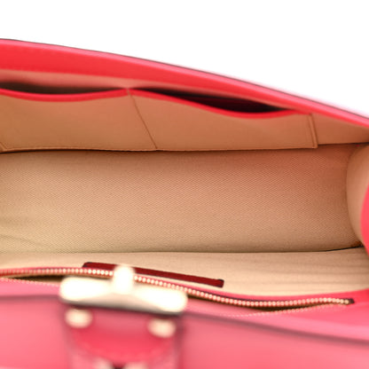 Valentino Garavani Vitello Medium Glam Lock Rockstud Flap Deep Rose 5 of 10