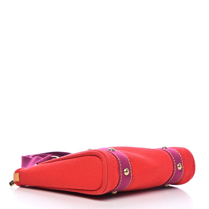 Louis Vuitton Toile Antigua Cabas PM Red 4 of 10