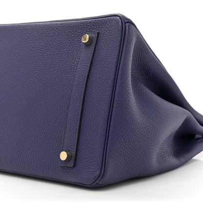 Hermes Togo Birkin 35 Bleu Encre 9 of 11
