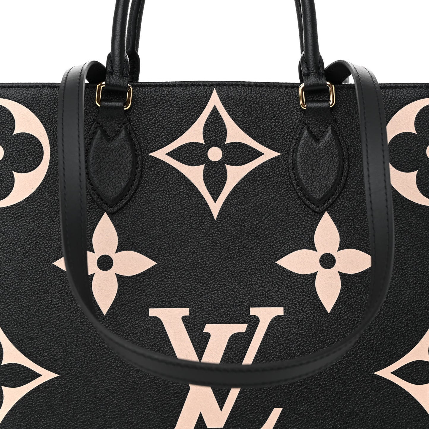 LOUIS VUITTON Empreinte Monogram Giant Onthego GM Black Beige