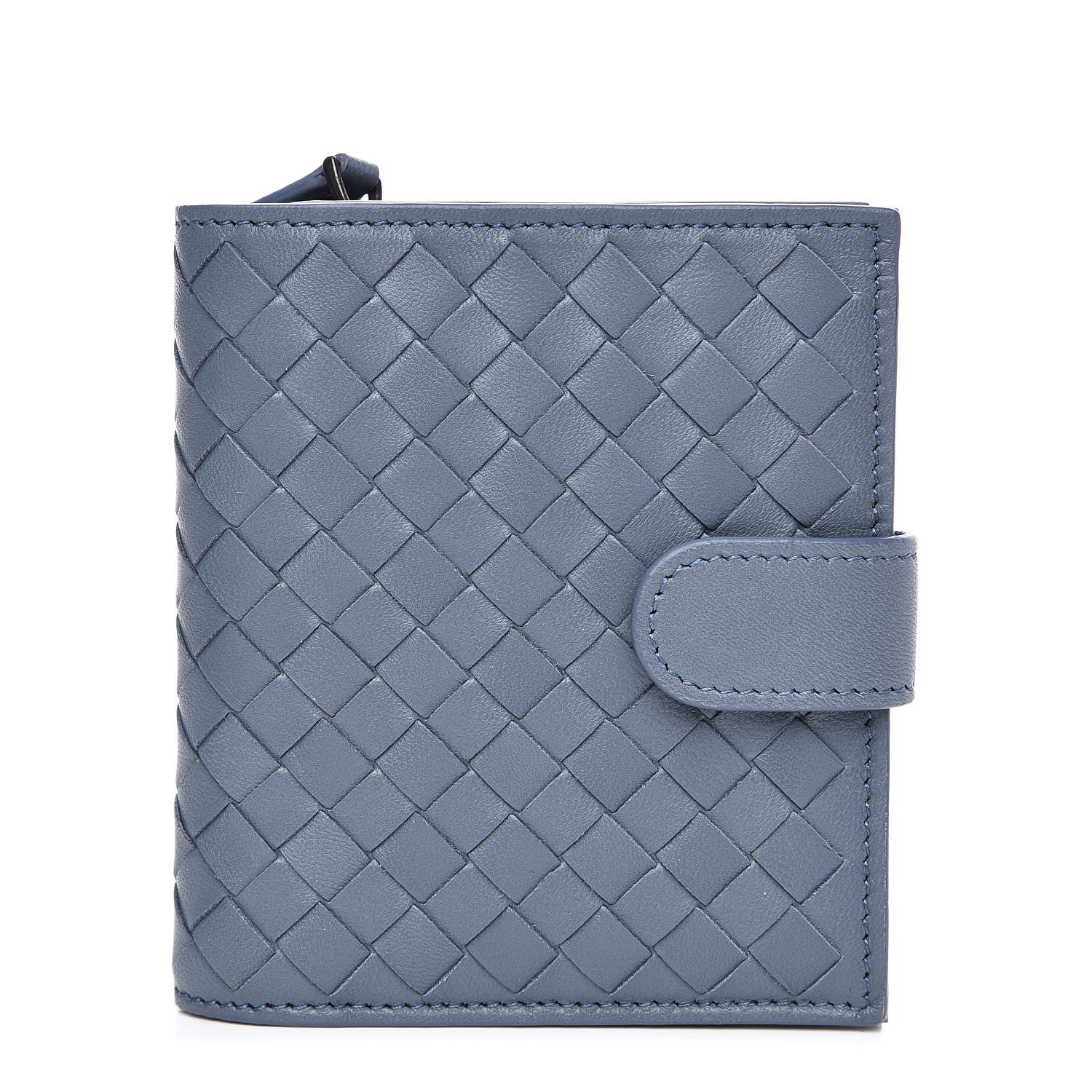 Bottega Veneta Nappa Intrecciato French Flap Wallet Krim 1 of 9