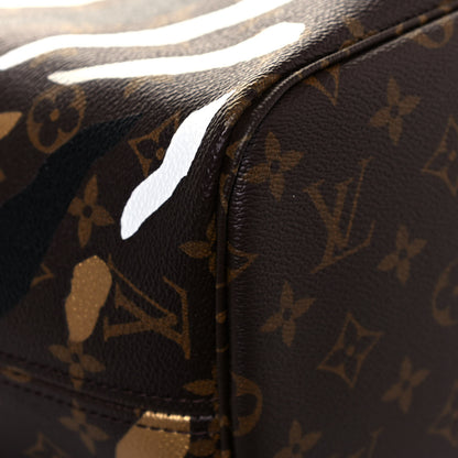Louis Vuitton X LOL Monogram Neverfull MM Gold Silver 8 of 11