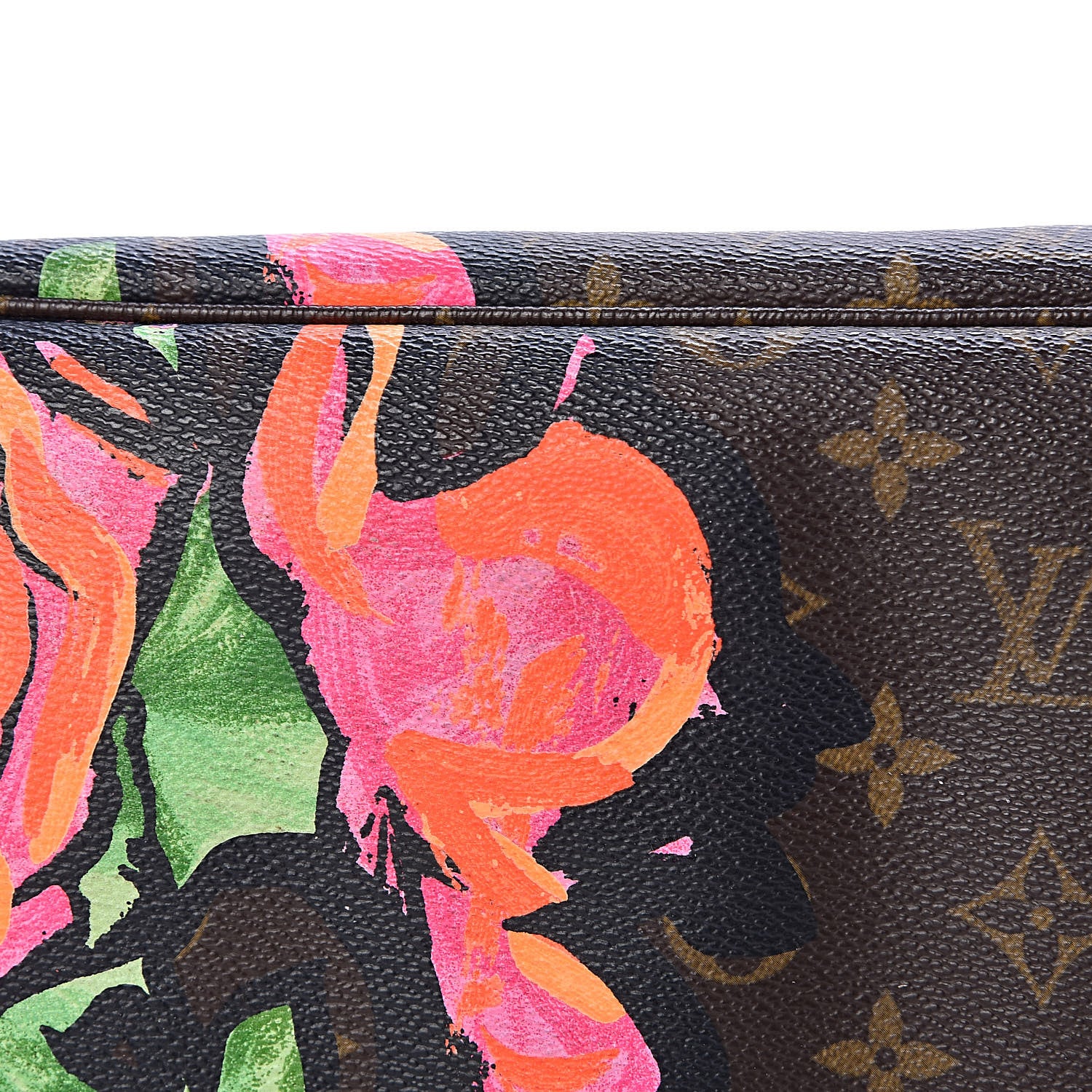 Louis Vuitton Monogram Roses Neverfull MM 16 of 17