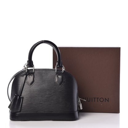 Louis Vuitton Epi Alma BB Black 9 of 9