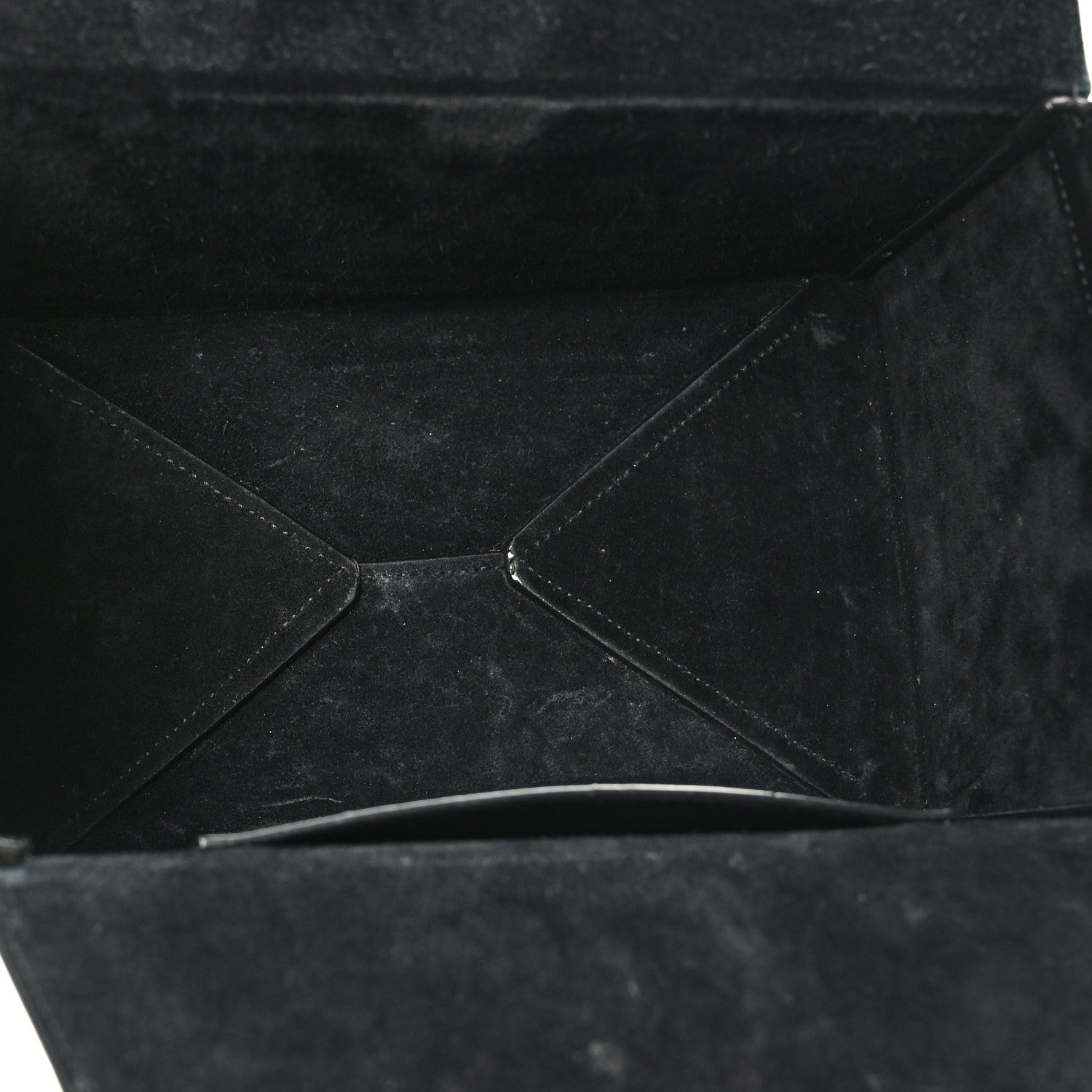 Saint Laurent Calfskin Monogram Take Away Box Black 5 of 10