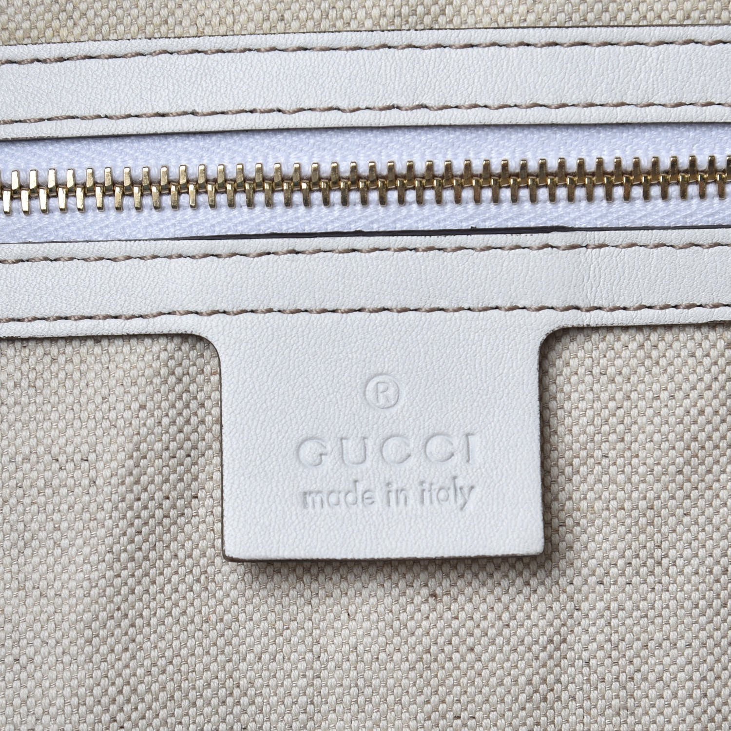 Gucci GG Plus Monogram Medium Canada Flag Unicef Tote Red 6 of 11